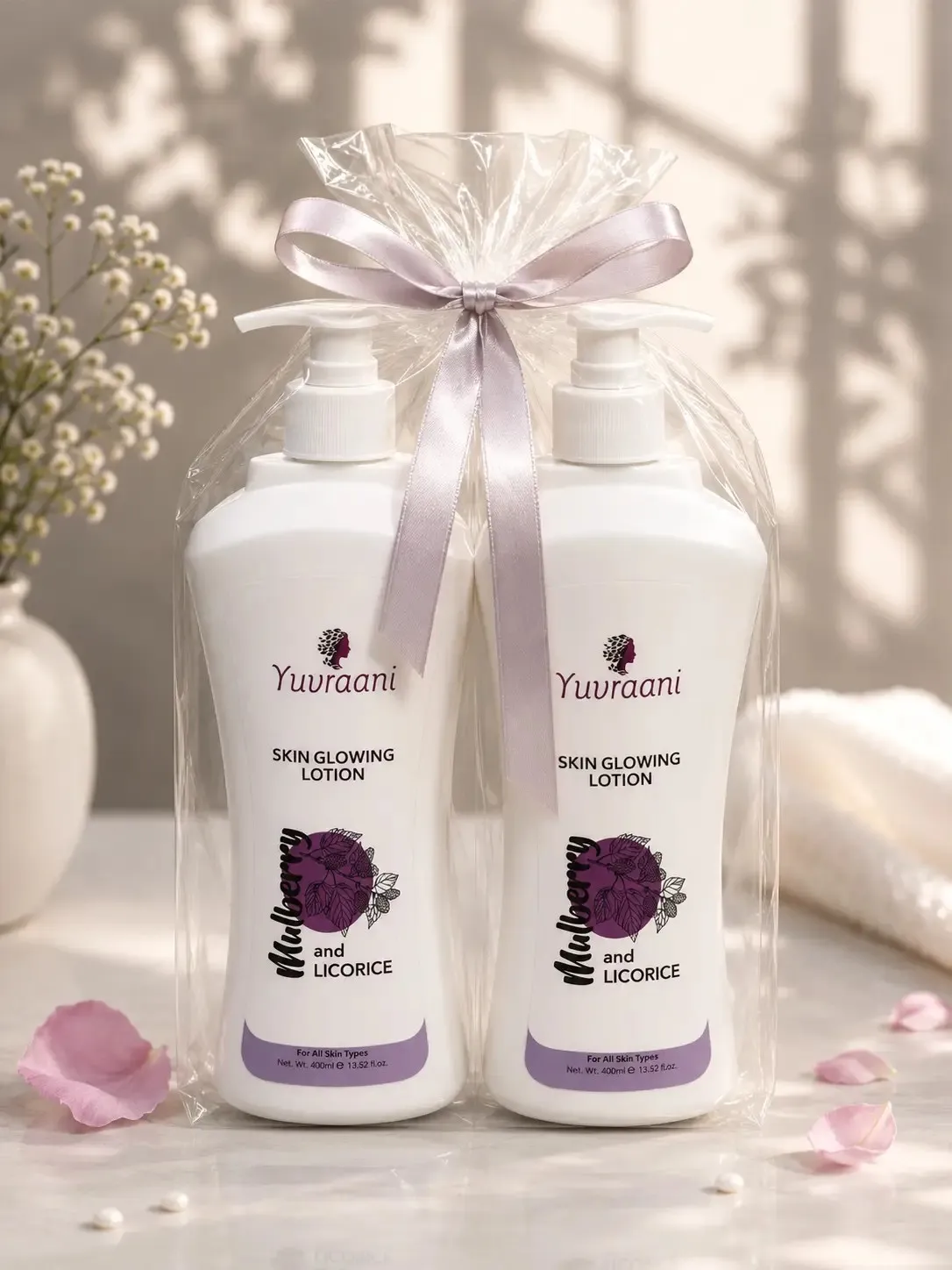 Yuvraani Skin Glowing Lotion Pack of 2 – Daily Moisturizing Body Lotion for Soft, Smooth & Radiant Skin